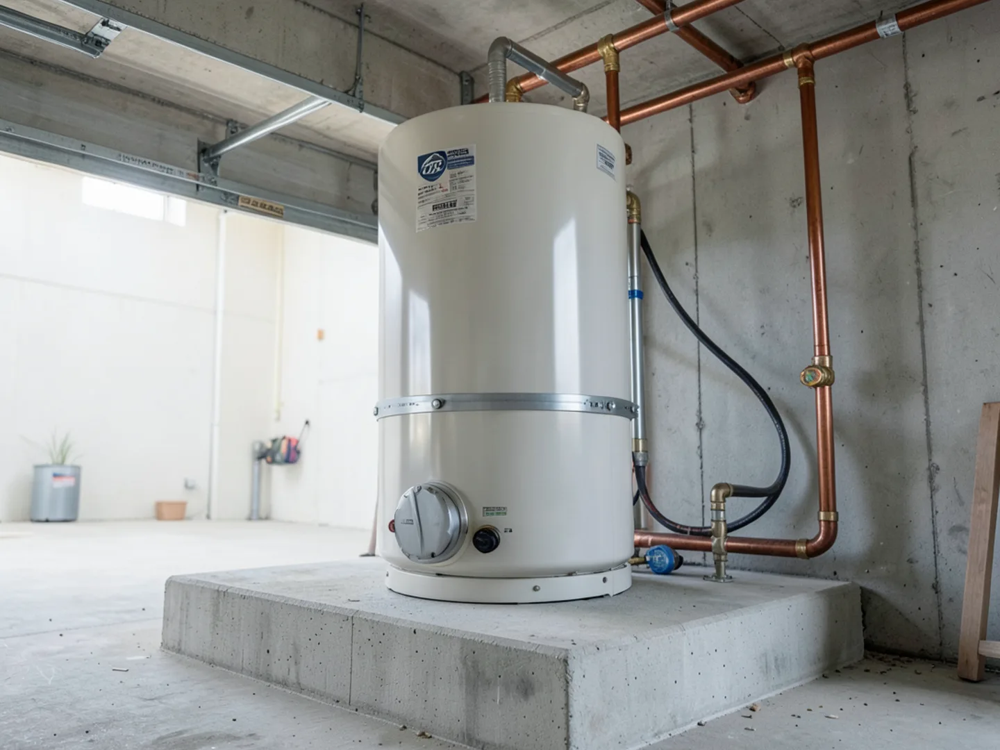 Complete dual strapped water heater installation - Plumbing Services Upland CA